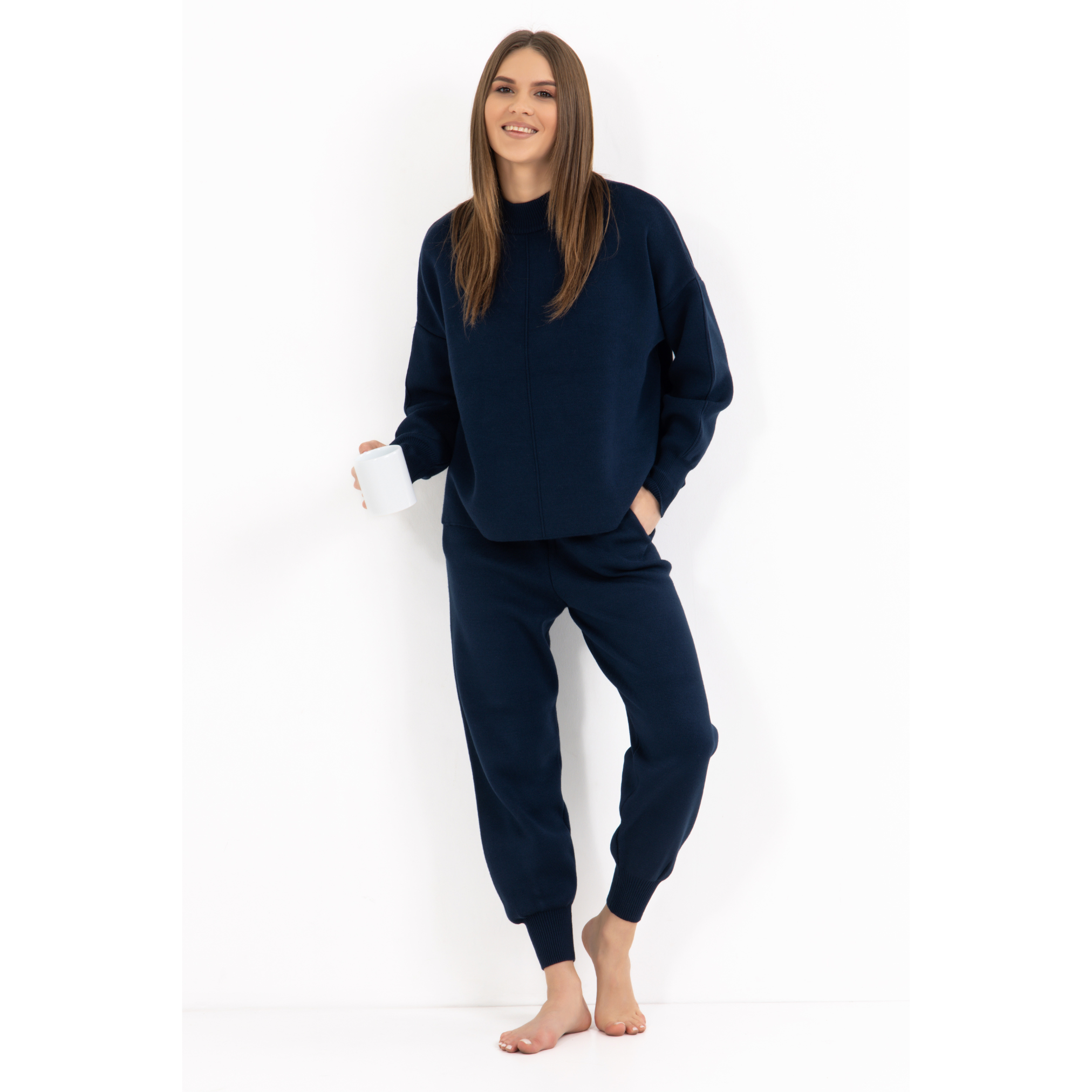 Matching Set, Pullover und Hose, Loungewear Set Damen, 